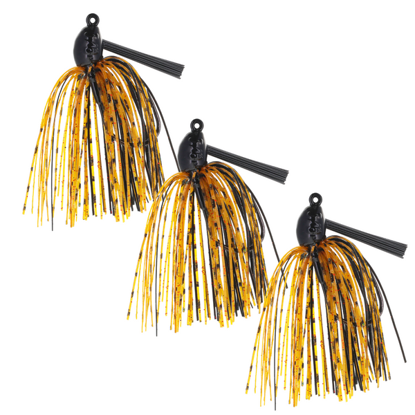 Reaction Tackle Swim Jigs – Premium Weedless Bass Fishing Lures- 3 Pack