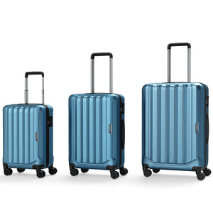 3-Piece Hardside Luggage Set (20/24/28 Inch) Lightweight with 3-Digital Lock