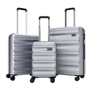 3-Piece Hardside Luggage Set 20/24/28 Inch Lightweight Hardside Suitcases
