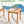 3 Piece Wood Patio Furniture Set with Seat Cushions and Acacia Wood Frame-White