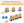3-Section Toy Wooden Train Set with Stackable Building Blocks