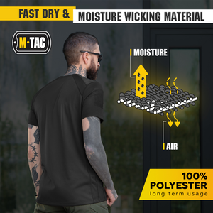 M-Tac T-Shirt Athletic Tactical Gen II with Loop Panels (Set of 3)