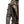 Men’s Dark Brown Leather Hooded Coat