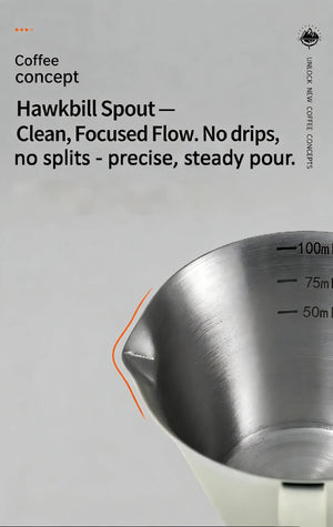Best Espresso Shot Glass with Measurement Scale - Volcano 100ml Stainless Steel Under $6