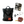 HuntEmUp Hunting Dog Essentials Training Kit -  3 inch Large Bumper Black and White Flasher 6pc + Mesh Bumper Bag + Whistle & Lanyard + Leather Braided Leash + Training Chain