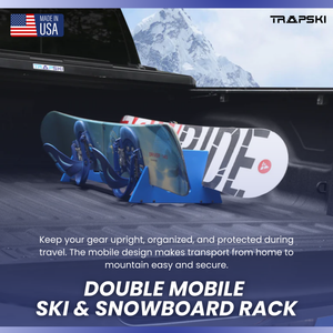 TRAPSKI DOUBLE Wide Stance Snowboard Rack - TRAPSKI