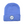 Blue Knit Beanie w/ White Talon Circle Logo