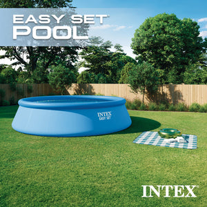 Intex 26175EH 18' x 48" Inflatable Round Outdoor Above Ground Swimming Pool Set