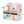 3 in 1 Kids Convertible Activity Bench with 2 Removable Fabric Bins