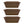 HC Companies 12-Inch Outdoor Plastic Deck Flower Planter Box, Chocolate (3 Pack)