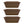 HC Companies 12-Inch Outdoor Plastic Deck Flower Planter Box, Chocolate (3 Pack)