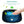 Artistic Vessel Sink With Faucet And Pop Up Drain - Blue