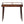 Elevated Chestnut Console Table, 2-Drawers, Nordic Legs