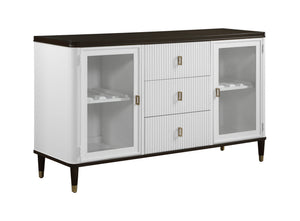 Carene Server Brown / White