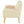 Mid-Century Modern Armchair - Tufted Fabric Accent Chair with Solid Wood Legs