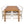 TOPMAX Patio 5pcs Wooden Dining Table Set