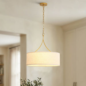 3 Light Drum Pendant Light