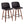 Toriano - Mid Century Modern Fixed Height Counter Stool & Square Footrest (Set of 2)