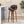 Lumos Mid Century Modern Upholstered Swivel Barstool
