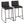 Mason Mara - Contemporary Fixed Height Quality Counter Stool (Set of 2)