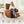 Electric Recliner Chair With Rocker And Swivel Function - Brown