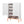 Grid Double Door Shoe Cabinet With Adjustable Compartments and Moisture-Proof Design