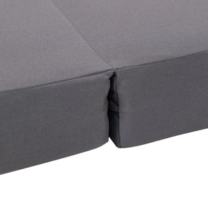 Gray Broadway Ian Chaise Lounge Cushion (Triple Folds)