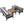 4 Pieces Outdoor Sectional Sofa Set 5 Person Patio Seating Group Outdoor Conversation Set With Cushions And A Coffee Table For Patios