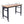 Wide Rolling Workbench For Garage, Adjustable Height, Workshop Tool Bench, Metal With Rubber Wood Top