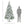 9' Tall Unlit Snow Flocked Pine Christmas Tree - Artificial Pine