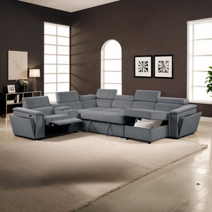 Harvey - Power Recliner Sleeper Sectional