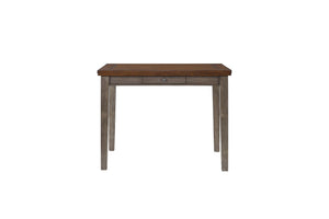 Counter Height 2 Tone 4 Drawer Dining Table - Gray