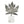 Aluminum Leaf Sculpture with Marble Base
