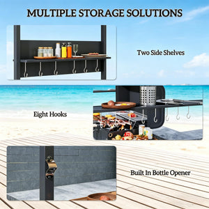 Double-Tiered Barbecue Gazebo Shelter