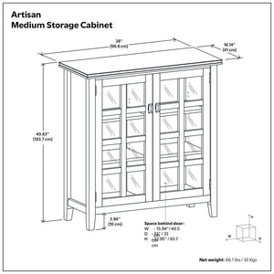 Artisan - Handcrafted Medium Storage Cabinet