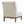 Upholstered Accent Chair - Beige / Walnut