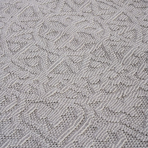 Guros - 8' X 10' Medallion Indoor / Outdoor Area Rug - White / Ivory