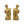 Set of 2 Venus de Milo Bust Bookends with Gold Finish