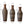 Classic And Neat Floor Vase, High Independent Flower Stand (Set of 3)