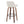 Daniella - Contemporary Fixed Height, Barstool & Swivel And Round Footrest (Set of 2)