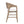 Wooden Frame Counter Stool with Rattan Back - Set of 2