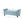 Light Blue Tufted Storage Bench
