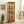 Lighted Curio Cabinet With Adjustable Shelves and Mirrored Back Panel