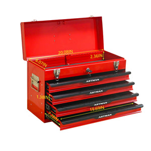20-inch Steel Portable Tool Box with Drawers