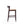 Klismos Wood Upholstered Counter Stool in Camel