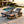 Black Iron Outdoor Chaise Lounge with Mixed Rope