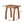 Patio Conversation Set with Acacia Wood Armchairs and End Table