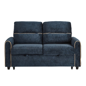 Pull Out Sofa Bed With Adjustable Backrest And USB Charging Ports