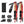 2Pcs Walking Sticks Collapsible Hiking Poles Folding Aluminum Trekking Poles Adjustable Hiking Sticks with EVA Foam Grips for Backpacking Hiking Mount