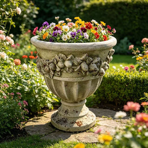 MGO Garden Planter in Rust Finish